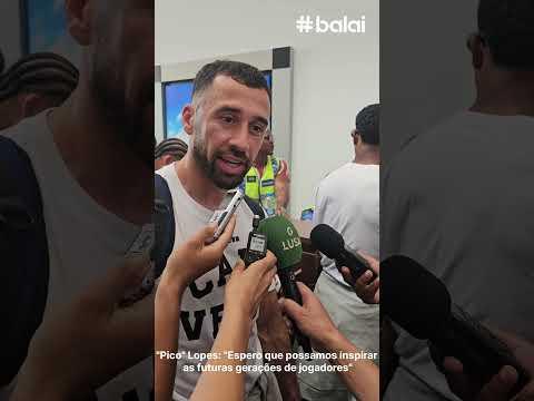 Pico Lopes: "Espero que possamos inspirar as futuras gerações de jogadores"