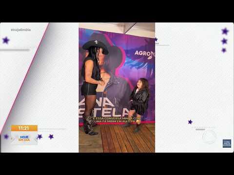 Ana Castela Encanta Internet ao Receber Fã Mirim no Camarim