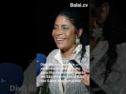 Diva Barros voltou a atuar no Baía das Gatas e enalteceu o contributo deste evento para São Vicente