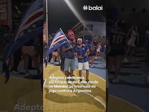 Adeptos celebram a prestação de Cabo Verde no Mundial 2026