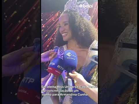 Armandina Cunha foi coroada Miss Universe Cabo Verde