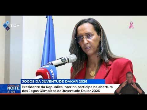 Presidente da República Interina participa na abertura dos Jogos Olímpicos da Juventude Dakar 2026