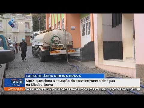 MpD questiona a situação do abastecimento de água na Ribeira Brava.