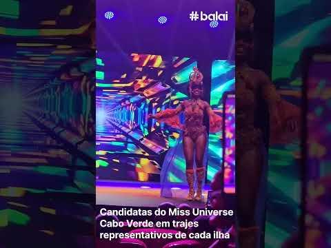 Candidatas do Miss Universe Cabo Verde em trajes representativos das ilhas