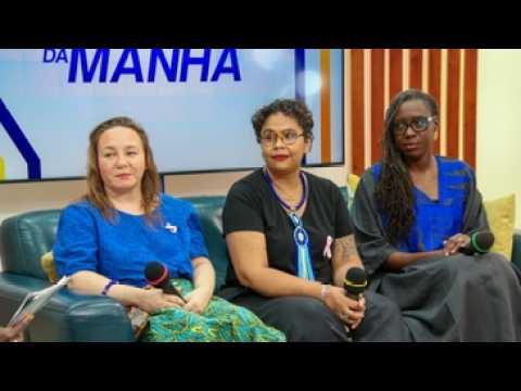 Angel Diabang, Natasha Craveiro, Emilia Wojciechowska falam sobre Festival de Cinema Africano Kafuka