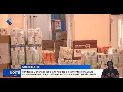 Fundação Donana recebe 15 toneladas de alimentos e inaugura novo armazém do Banco Alimentar