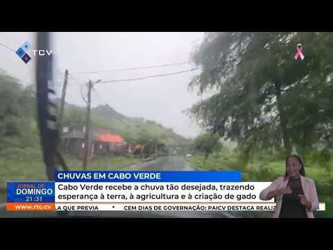 Cabo Verde recebe a chuva tão desejada, trazendo esperança à terra, à agricultura e criação de gado