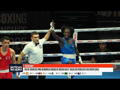 Pai de David de Pina denuncia roubo de medalhas e taças do pugilista em Santa Cruz.