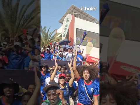 Adeptos assistem jogo de estreia de Cabo Verde que terminou com um empate a 0 bolas frente à Espanha