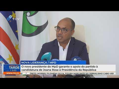 Paulo Veiga promete unir MpD, oposição mais presente e apoio à candidatura de Joana Rosa