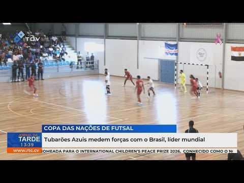 Tubarões Azuis medem forças com o Brasil, líder mundial