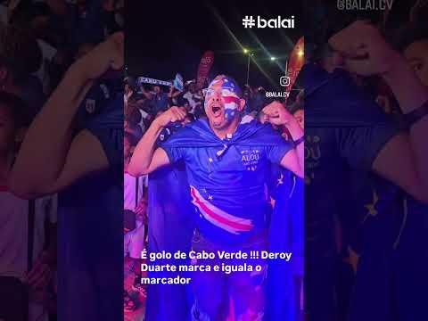 É golo de Cabo Verde !!! Deroy Duarte marca e iguala o marcador.#mundial2026 #caboverde🇨🇻
