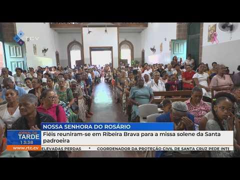 Nossa Senhora do Rosário: Fiéis reuniram-se em Ribeira Brava para a missa solene da Santa padroeira