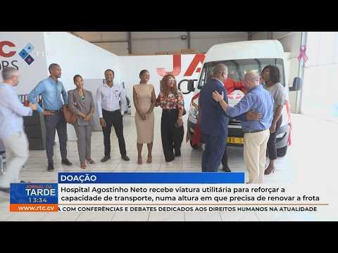 Hospital Agostinho Neto recebe viatura utilitária para reforçar transporte e renovar a frota.