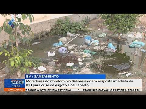 Moradores do Condomínio Salinas, na Boa Vista, exigem resposta da IFH à crise de esgoto a céu aberto
