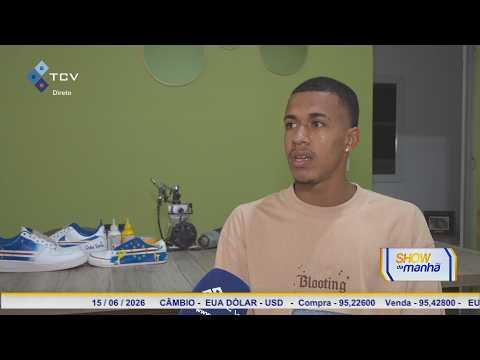Show da Manhã: Conversa com Diego Pires, artista de customização de sapatilhas e roupas