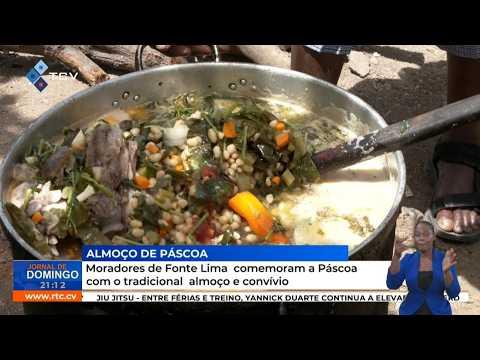 Moradores de Fonte Lima comemoram a Páscoa com o tradicional almoço e convívio