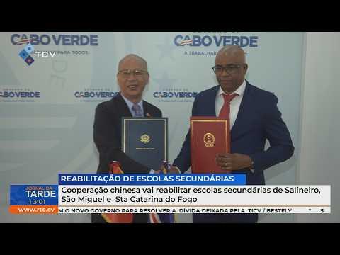 Cooperação chinesa vai reabilitar escolas de Salineíro, São Miguel e Sta. Catarina do Fogo