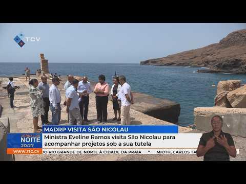 Eveline Ramos visita São Nicolau para acompanhar projetos