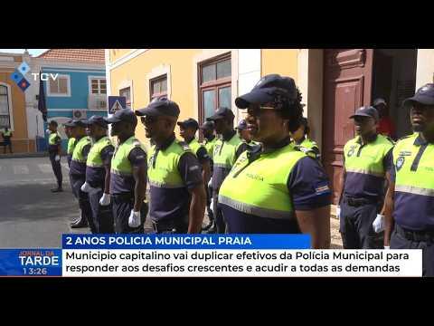Celebrando o segundo aniversário da Policia Municipal