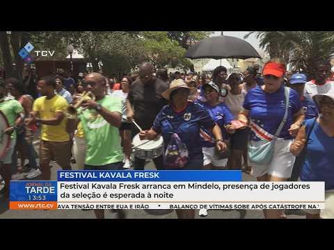 Festival Kavala Fresk Começa em Mindelo com Jogadores da Seleção