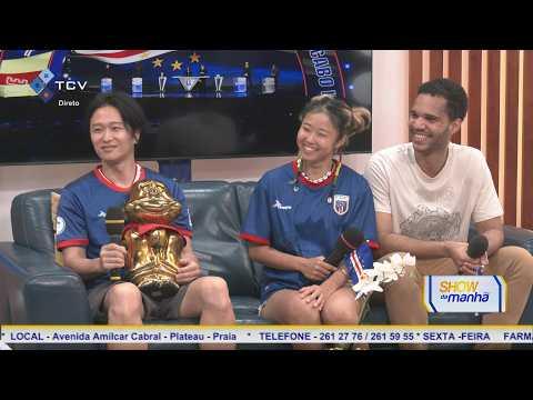 Show da Manhã: Diretores de tv japonesa, esta em CV para cobertura do jogo de Cabo verde no mundial