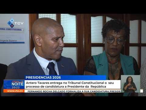 Antero Tavares entrega no Tribunal Constitucional o seu processo de candidatura a PR