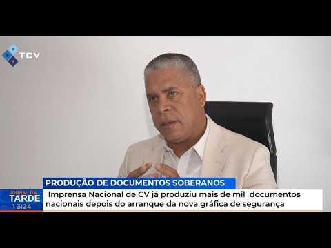 INCV já produziu mais de mil documentos nacionais depois do arranque da nova gráfica de segurança