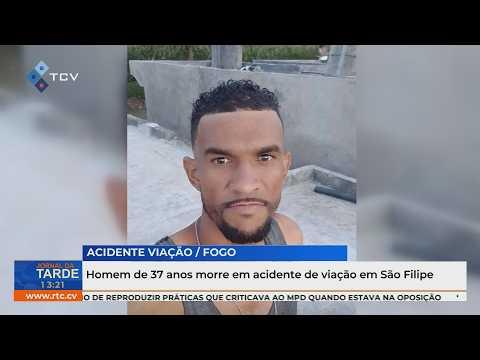 Homem de 37 anos morre em acidente de viação em São Filipe.