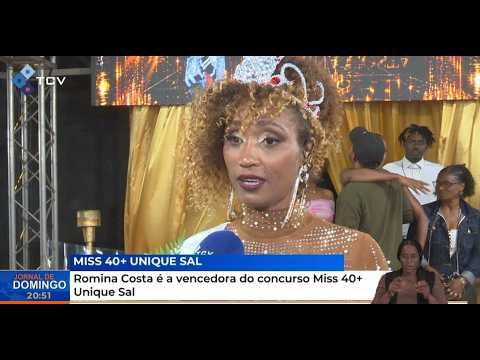Romina Costa é a vencedora do concurso Miss 40+ Unique Sal