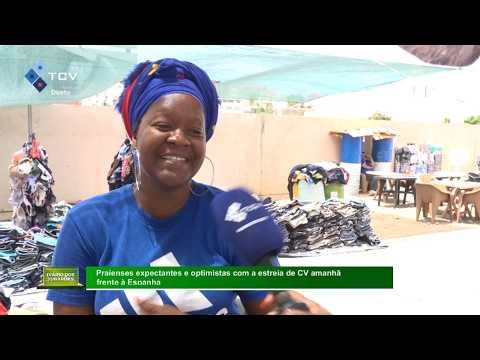 Praienses expectantes e optimistas com a estreia de Cabo Verde amanhã frente à Espanha