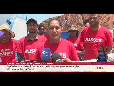 MpD destaca dessalinizadora e medidas para pescas em ação de campanha na Brava