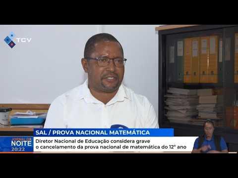 Diretor Nacional de Educação considera grave o cancelamento da prova de matemática do 12º ano