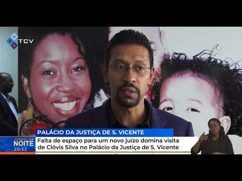 Falta de espaço para um novo juízo domina visita de Clóvis Silva no Palácio da Justiça de S. Vicente