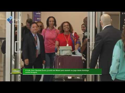 A mãe, Ana Cândida Évora, já está em Miami para assistir ao jogo | Diário dos Tubarões