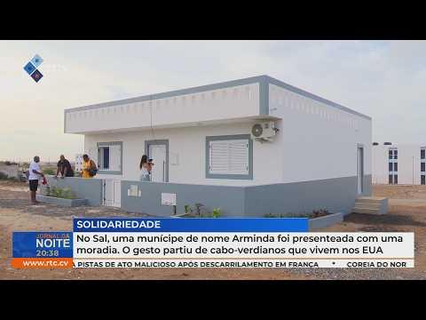 Munícipe Arminda, no Sal, recebe casa doada por cabo-verdianos radicados nos EUA