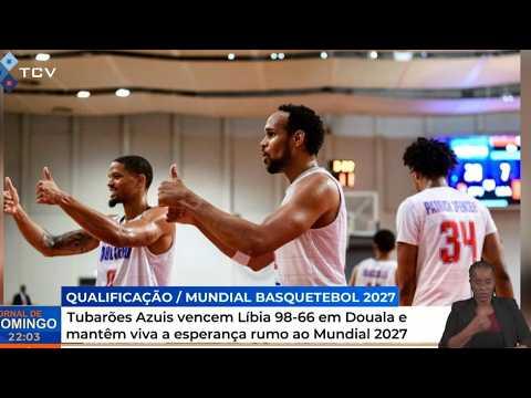 Tubarões Azuis vencem Líbia 98-66 em Douala e mantêm viva a esperança rumo ao Mundial 2027