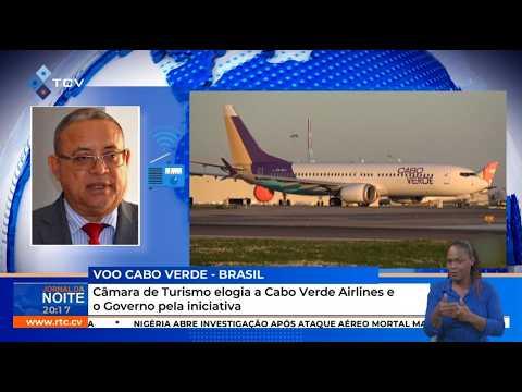 Voo Cabo Verde - Brasil: Câmara de Turismo elogia a Cavi Verde Airlines e o Governo pela iniciativa