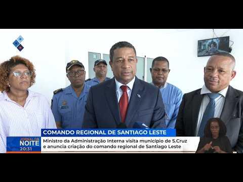 MAI visita município de Santa Cruz e anuncia criação do comando regional de Santiago Leste