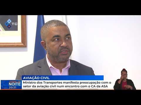 Ministro dos Transportes manifesta preocupação com setor da aviação civil num encontro com CA da ASA
