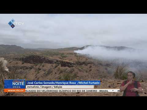 Moradores queixam-se de forte fumaça proveniente do aterro sanitário