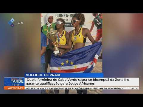Dupla Feminina de Cabo Verde Bicampeã da Zona II