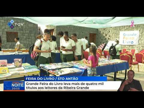 Grande Feira do Livro leva mais de quatro mil títulos aos leitores da Ribeira Grande