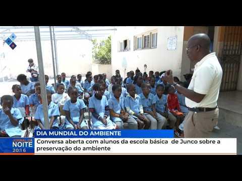 Conversa aberta com alunos da escola básica de Junco sobre a preservação do ambiente