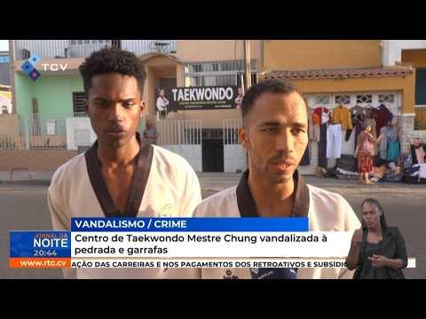 Centro de Taekwondo Mestre Chung vandalizada à pedrada e garrafas