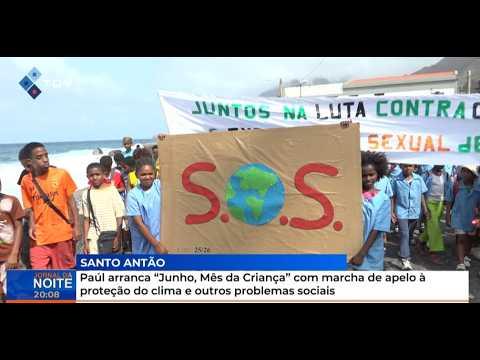 Paúl arranca "Junho, Mês da Criança" com marcha de apelo à proteção do clima e outros problemas