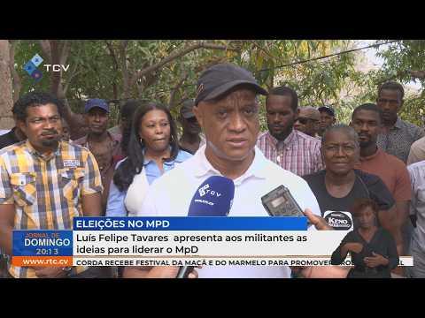 Luís Felipe Tavares apresenta aos militantes as ideias para liderar o MpD