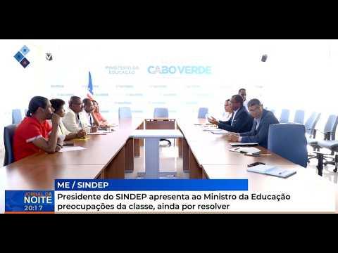 Presidente do SINDEP apresenta ao Ministro da Educação preocupações da classe ainda por resolver