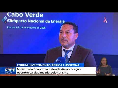 Ministro da Economia defende diversificação económica alavancada pelo turismo