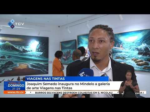 Joaquim Semedo inaugura no Mindelo a galeria de arte Viagens nas Tintas